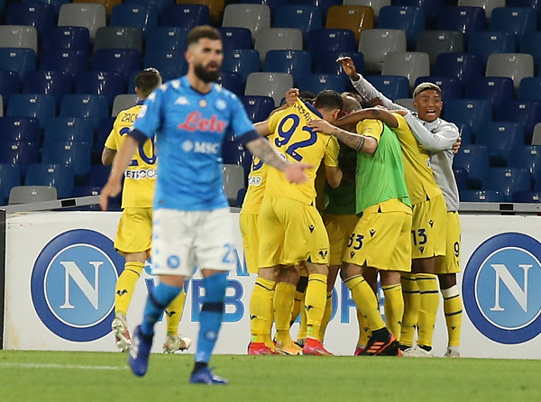 Il Napoli è fuori dalla Champions