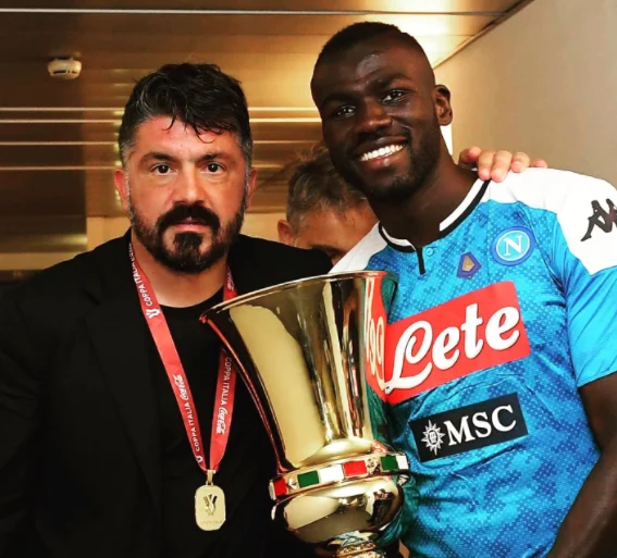 koulibaly saluta gattuso