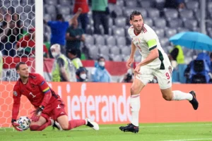 Il primo gol dell'Ungheria alla Germania