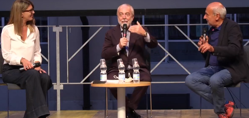 De Laurentiis: «A Napoli mi rifiuto di avere la scorta, anche se mi hanno minacciato» (VIDEO)