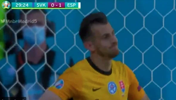 Dubravka portiere della Slovacchia autore di autogol clamoroso