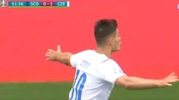 Schick ha segnato il gol più bello degli Europei, finora (VIDEO)