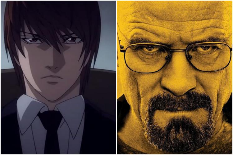 walter white and jesse with anime eyes  Drawception