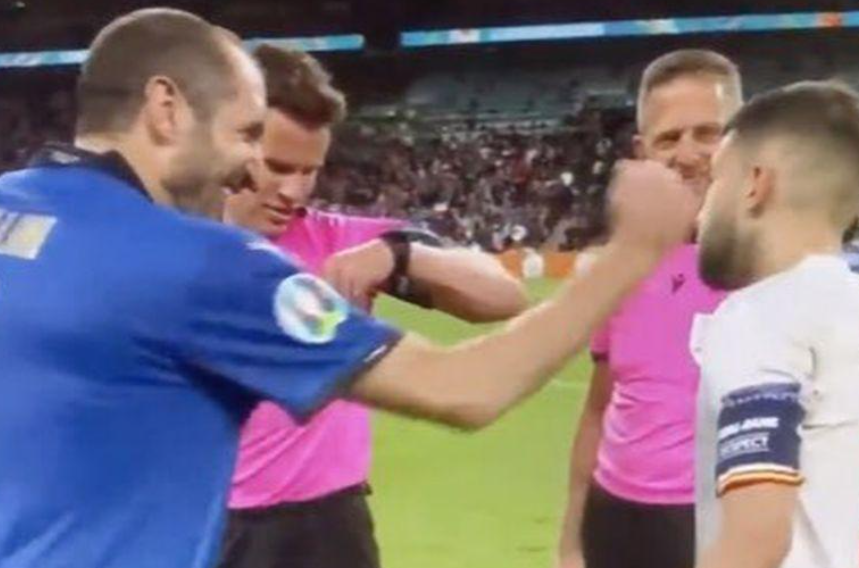 Chiellini dà del bugiardo a Jordi Alba. Repubblica: lì l’Italia ha vinto psicologicamente la gara