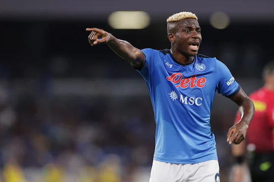 osimhen da valutare per leicester