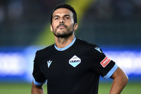 Pedro al termine di Pisa Lazio: «Per questioni anagrafiche sarà la mia ultima stagione coi biancocelesti» Pedro al termine di Pisa Lazio: «Per questioni anagrafiche sarà la mia ultima stagione coi biancocelesti»
