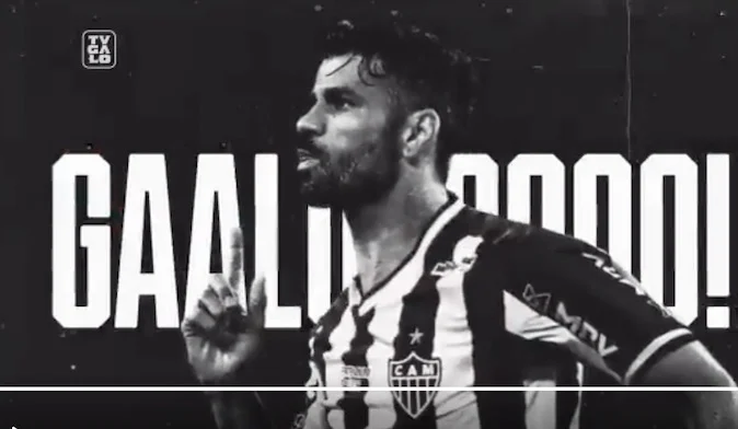 Diego Costa all'Atletico Mineiro