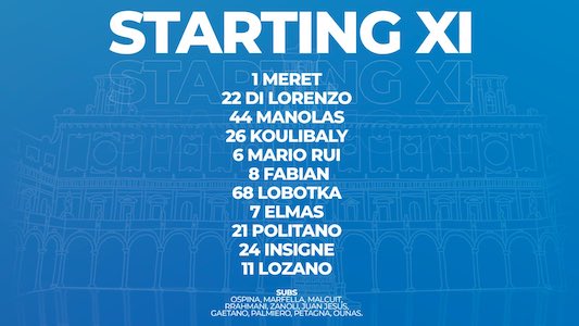 Genoa-Napoli | formazione annunciata con Lozano e Insigne davanti - Vimarsana News