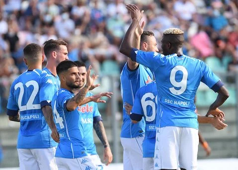 Insigne Osimhen tra i protagonisti del 4-0 al Pescara