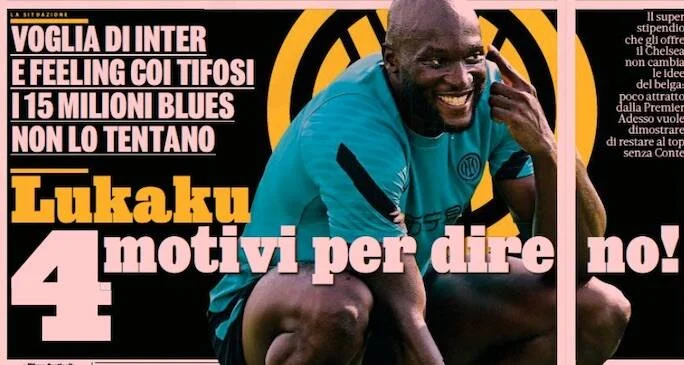 Lukaku Gazzetta
