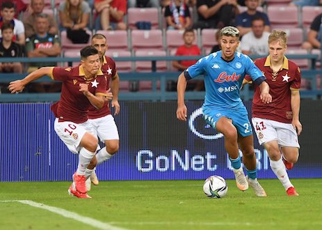 Il Napoli rovina la festa del Wisla: 2-1 con gol di Politano e Machach