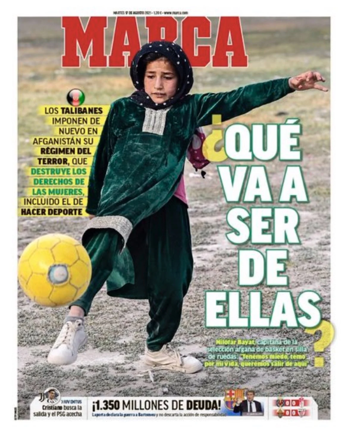 Marca sulle donne afghane