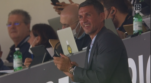 Daniel Maldini in gol contro lo Spezia alla prima da titolare: la gioia di Paolo in tribuna (VIDEO)