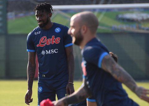 Spalletti: «Anguissa titolare con la Juventus, potremmo giocare a due a centrocampo» Spalletti: «Anguissa titolare con la Juventus, potremmo giocare a due a centrocampo»