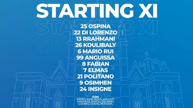 Udinese-Napoli formazioni