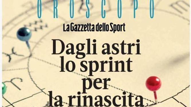 Senza l’oroscopo di Capitani, la Gazzetta non è più la stessa