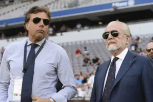 Giuntoli e De Laurentiis napoli Samardzic