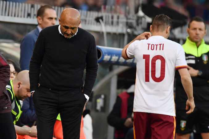 Totti: «Spalletti? Mi piacerebbe parlargli. È uno degli allenatori più forti, il Napoli lo dimostra»