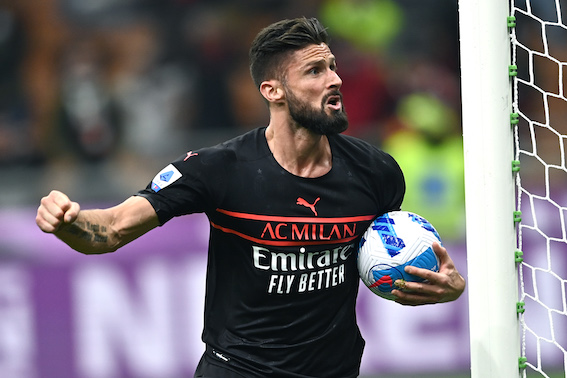 Milan, l’infortunio di Giroud è una tegola: torna nel 2022