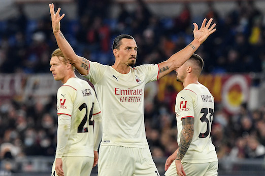 Ibrahimovic trascina il Milan alla conquista di Roma