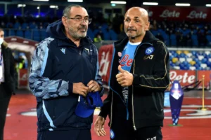 Lazio-Napoli Sarri e Spalletti Napoli