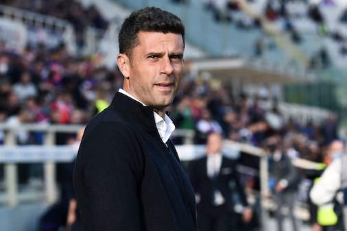 Thiago Motta: «Se ho sentito De Laurentiis per il post-Spalletti? Non è il caso di parlarne oggi»