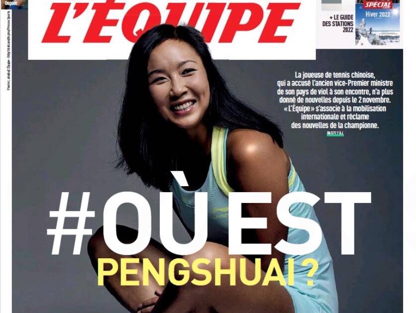 Peng Shuai a L’Equipe: «Perché tanta preoccupazione per me? Mai accusato nessuno di violenza sessuale»