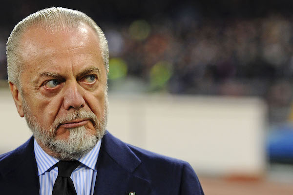 De Laurentiis: «Il calcio inglese ha fatto fuori gli hooligans, avete visto che è successo a La Spezia?»