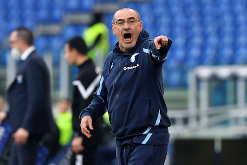 Sarri: «Lotito? Ha preso la Lazio che era un disastro e ora è tra le prime 5-6. Non capisco»