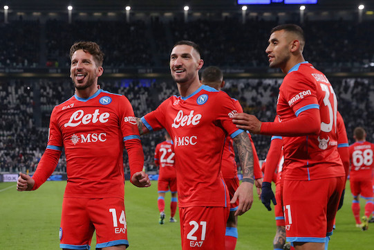 Basta mezzo Napoli per pareggiare 1-1 in casa della Juventus