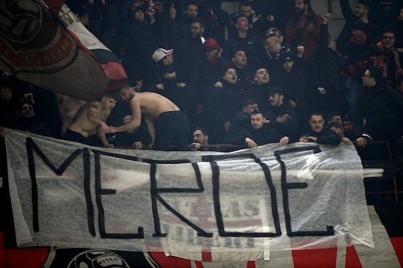 Inter-Milan, il Questore emette sei Daspo di 5 anni