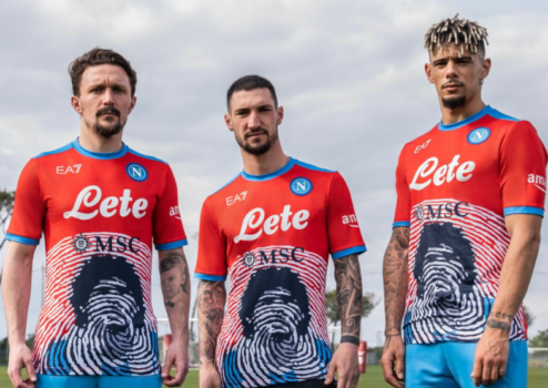 Napoli-Milan, arriva la nuova maglia Special Edition dedicata a Maradona