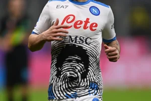 Maglia Napoli Maradona con Armani