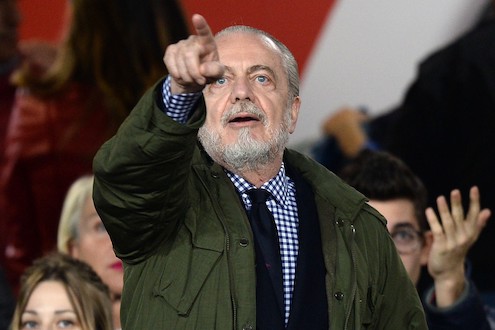 L’entusiasmo di De Laurentiis: Meravigliosa prestazione della squadra!! Bravissimo Spalletti!