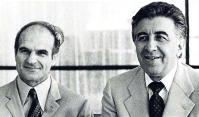 Sandro Ciotti ed Enrico Ameri