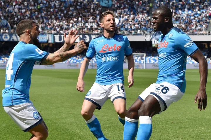 Insigne Mertens Koulibaly il napoli de laurentiis