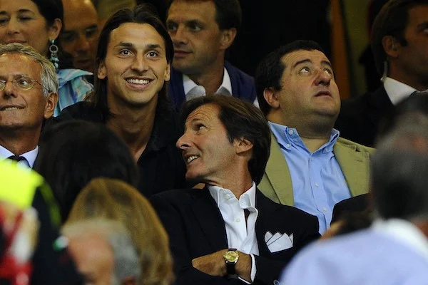 Ibrahimovic e Mino Raiola