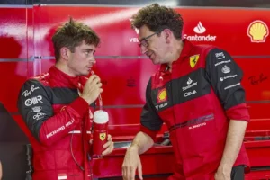 Binotto e Leclerc Ralf Schumacher