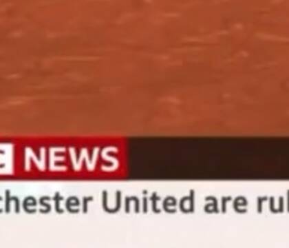 “Manchester United spazzatura”, la Bbc si scusa per la scritta in sovraimpressione