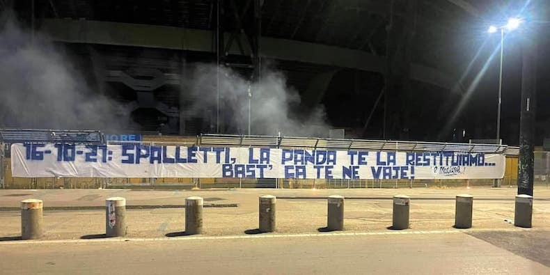 Anche il mondo ultras spiazzato dallo striscione contro Spalletti, presto una correzione di rotta