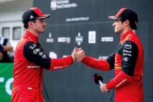 sainz ferrari leclerc