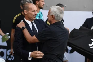 damascelli Max e Mou Mourinho Allegri