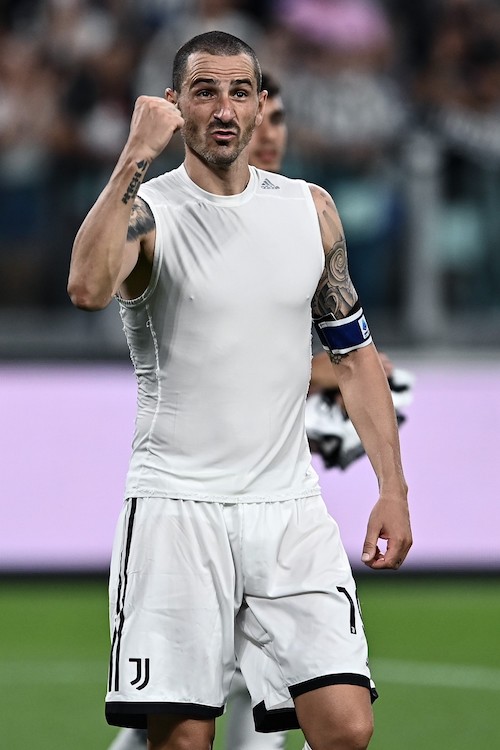 Bonucci interviene per placare la rissa in Juventus-Inter