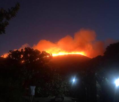 Incendi a Pantelleria, in fuga anche Tardelli e Armani