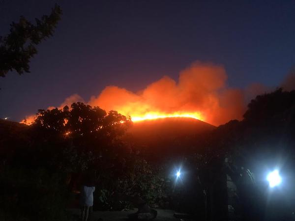 Incendi a Pantelleria, in fuga anche Tardelli e Armani