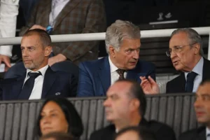 Ceferin e Florentino Perez