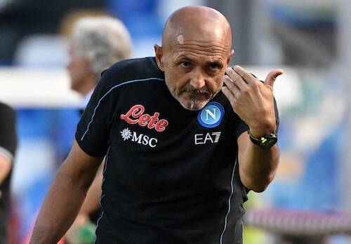 Spalletti: «Per 100 minuti di partita e con 5 sostituzioni non esistono titolari e riserve»