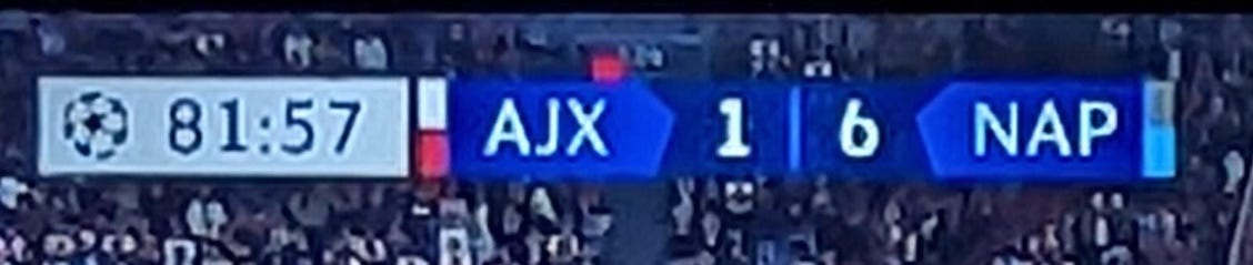 A16 era una previsione: Ajax 1-6 Napoli