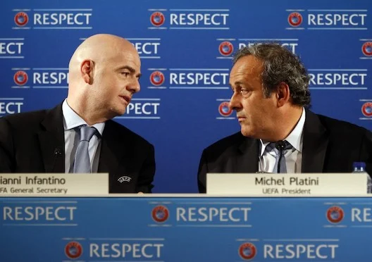 Infantino e Platini
