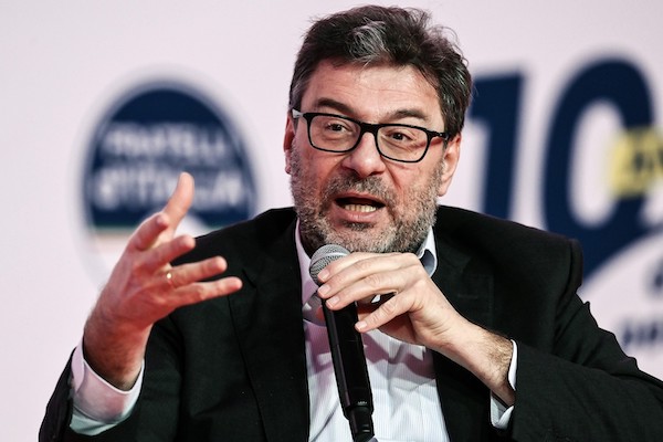 Giorgetti: «Sulle plusvalenze potrebbe intervenire il Governo» Giorgetti: «Sulle plusvalenze potrebbe intervenire il Governo»